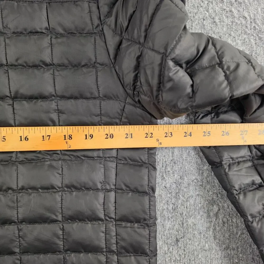 The North Face Jacket Men Large Black Eco ThermoBall Puffer Matte Outdoor Travel